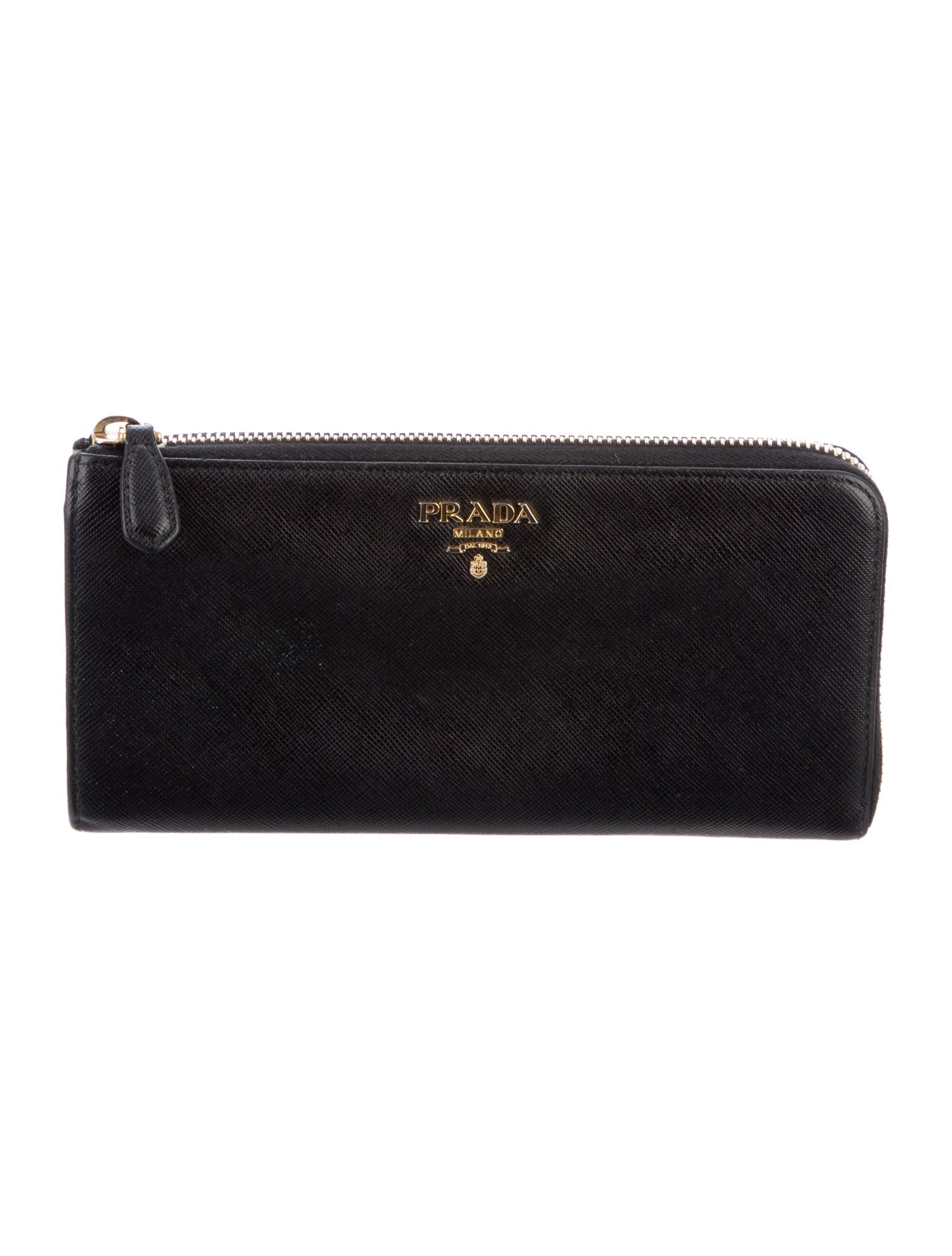 Prada Saffiano Metal Leather Wallet