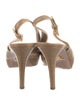 Prada Leather Slingback Sandals