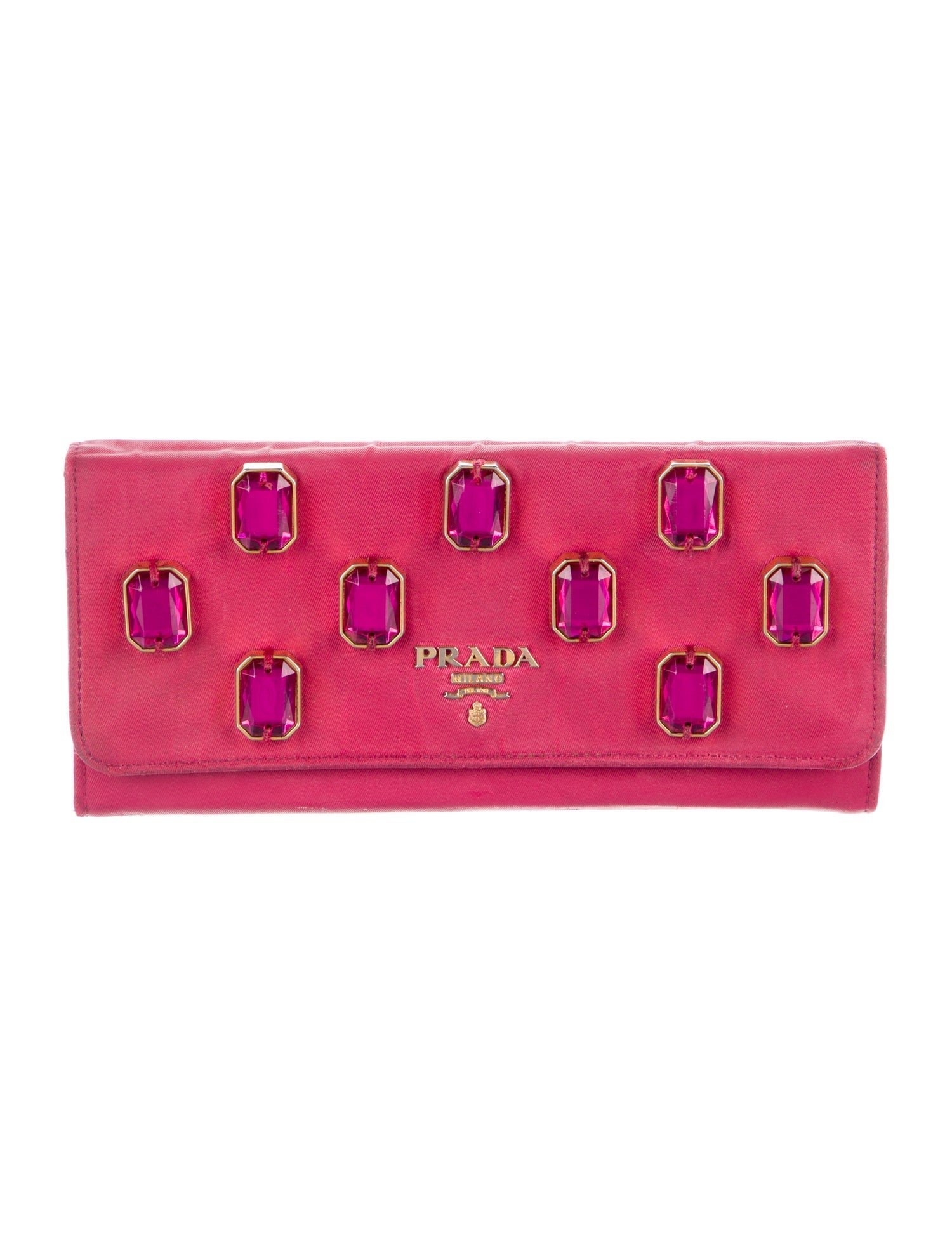 Prada Nylon Continental Wallet