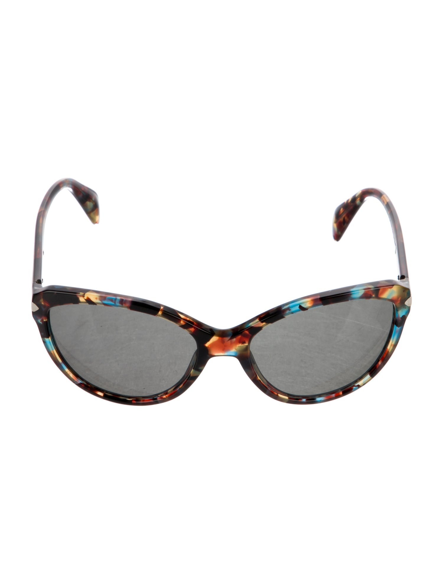 Prada Cat-Eye Mirrored Sunglasses