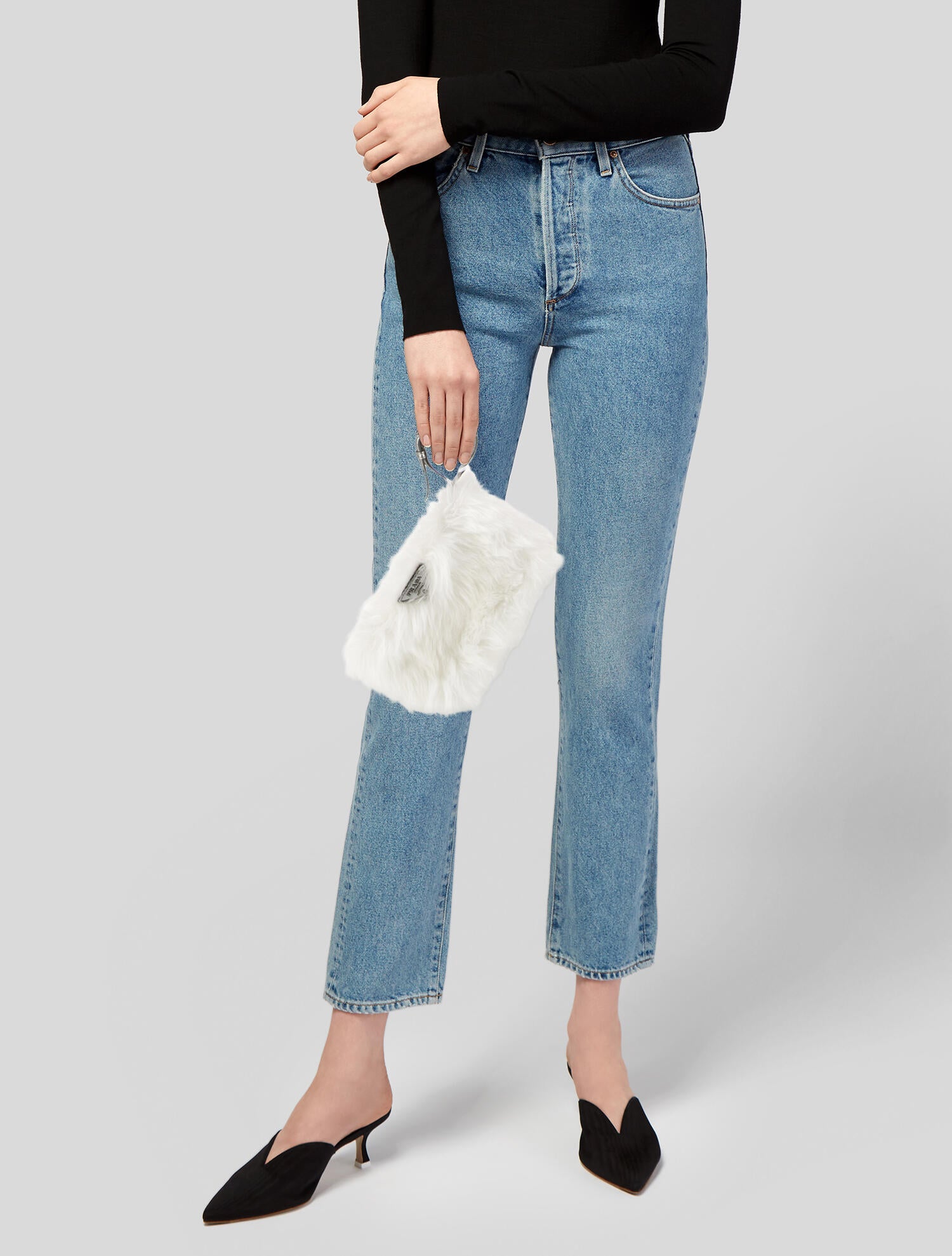 Prada Faux Fur Eco Pelliccia