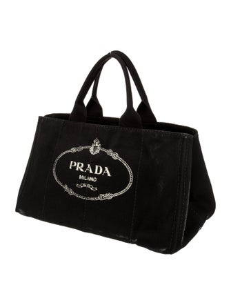 Prada Canvas Canapa Tote
