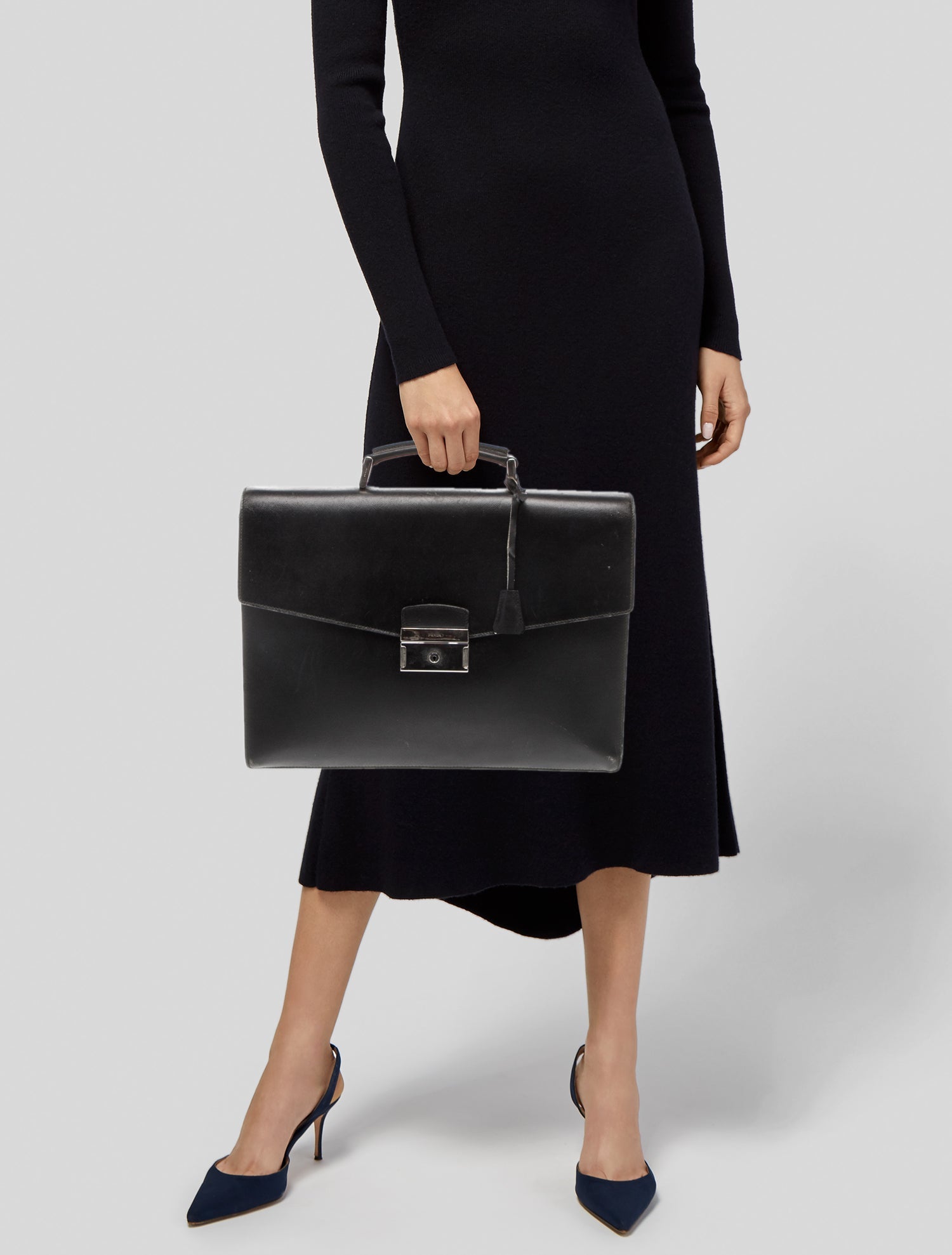 Prada Saffiano Leather Briefcase