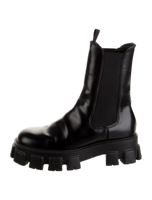 Prada Leather Chelsea Boots