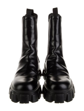 Prada Leather Chelsea Boots