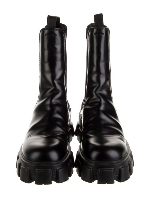 Prada Leather Chelsea Boots
