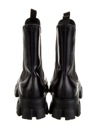Prada Leather Chelsea Boots