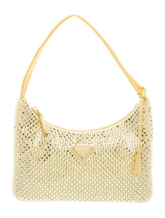 Prada Enameled Metal Triangle Re-Edition 2000