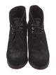 Prada Sport Suede Lace-Up Boots