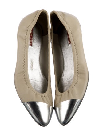 Prada Leather Ballet Flats
