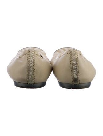 Prada Leather Ballet Flats