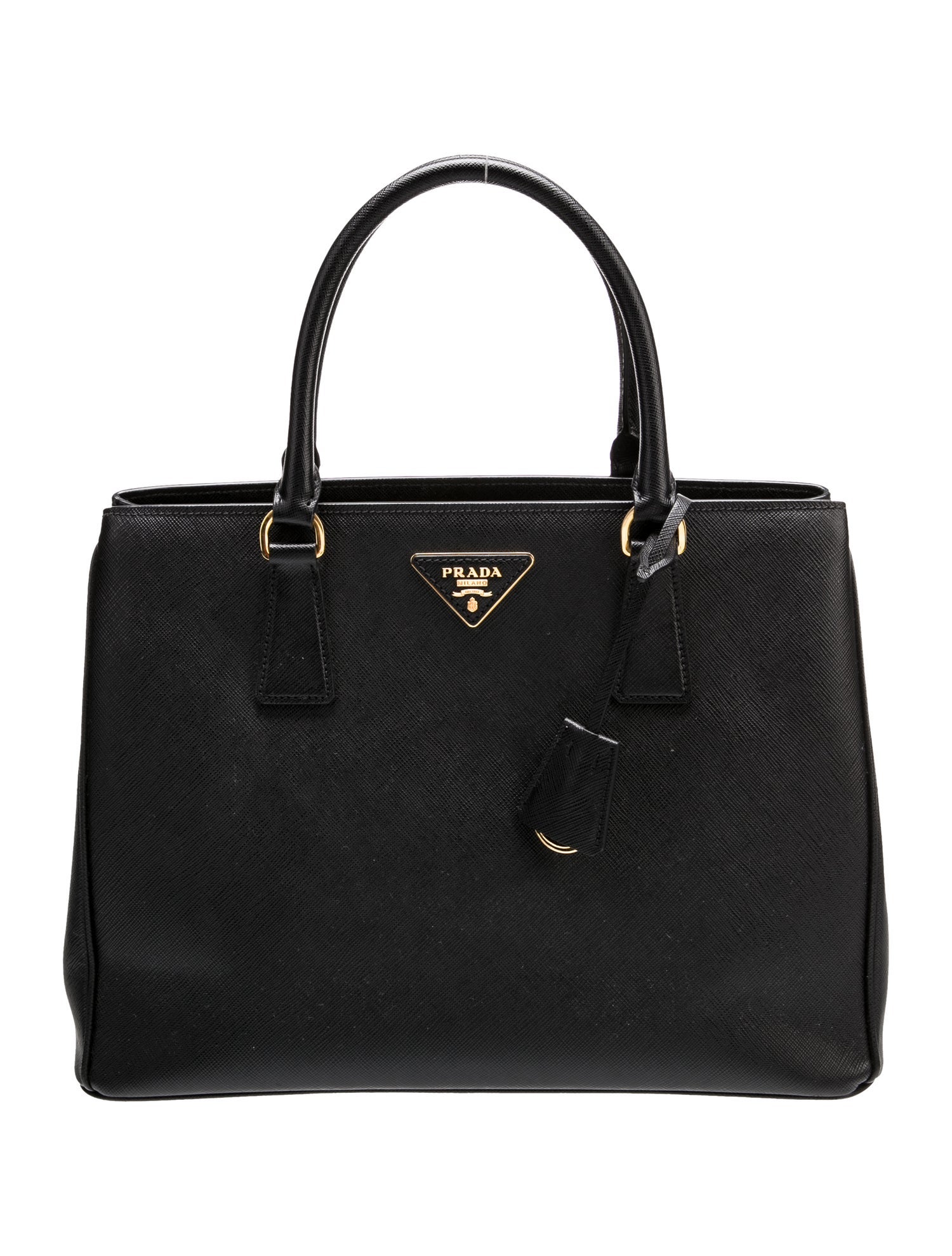 Prada Saffiano Leather Galleria Double Zip