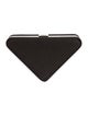 Prada Enameled Metal Triangle Pouch