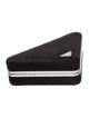 Prada Enameled Metal Triangle Pouch