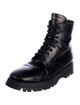 Prada Leather Combat Boots