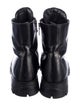 Prada Leather Combat Boots
