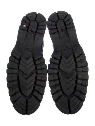 Prada Leather Combat Boots