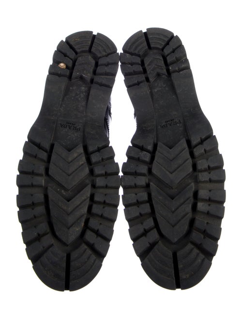 Prada Leather Combat Boots
