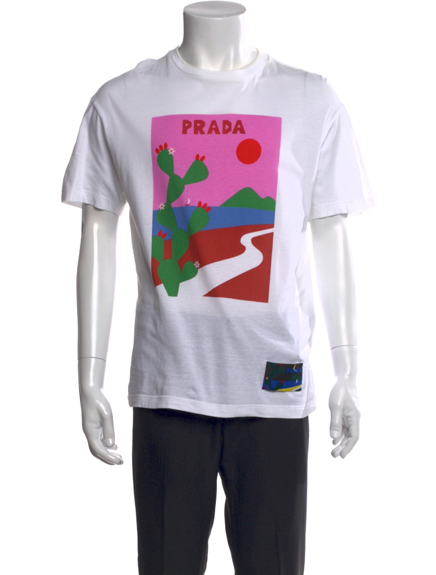 Prada 2017 Signature Logo T-Shirt