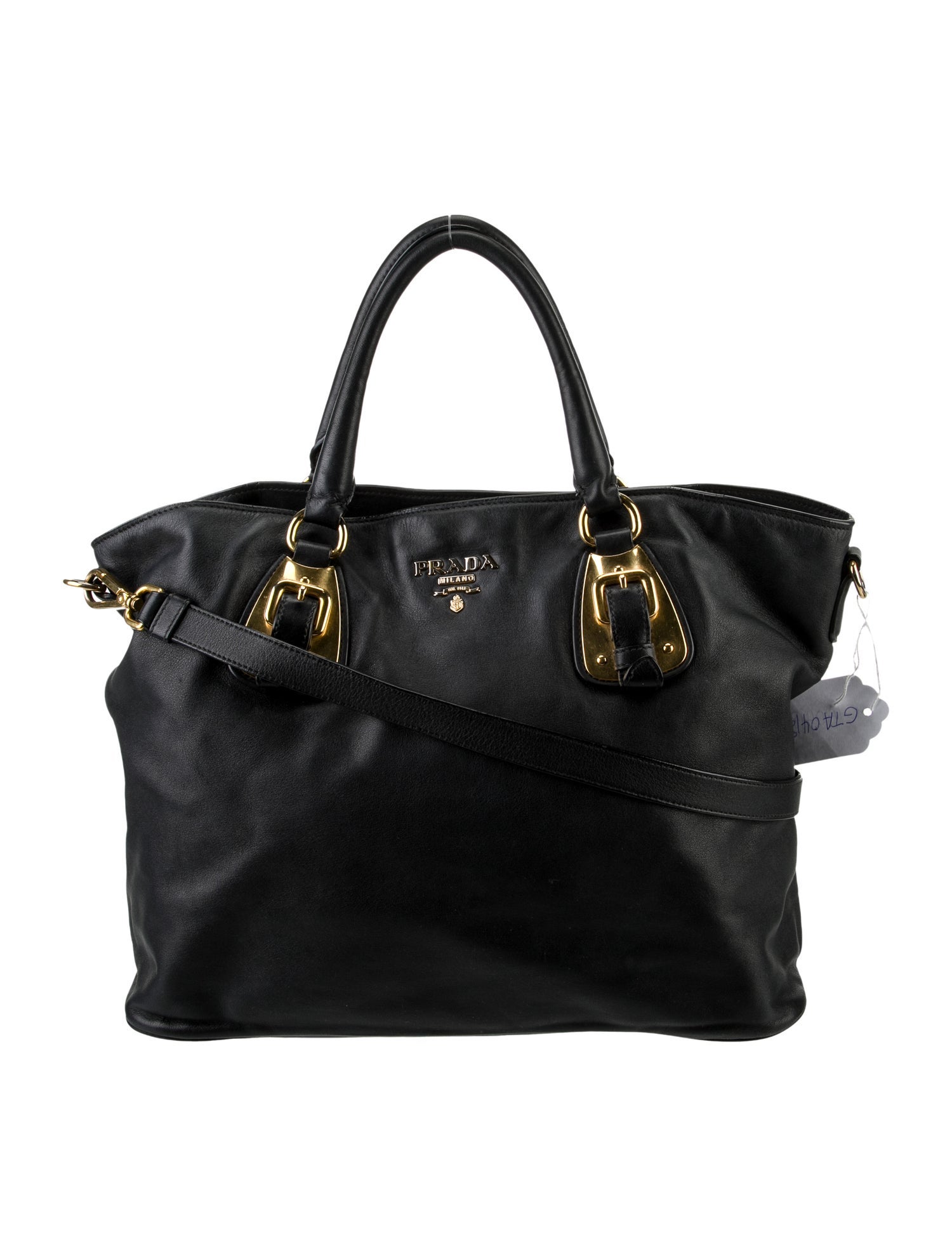 Prada Leather Top Handle Bag