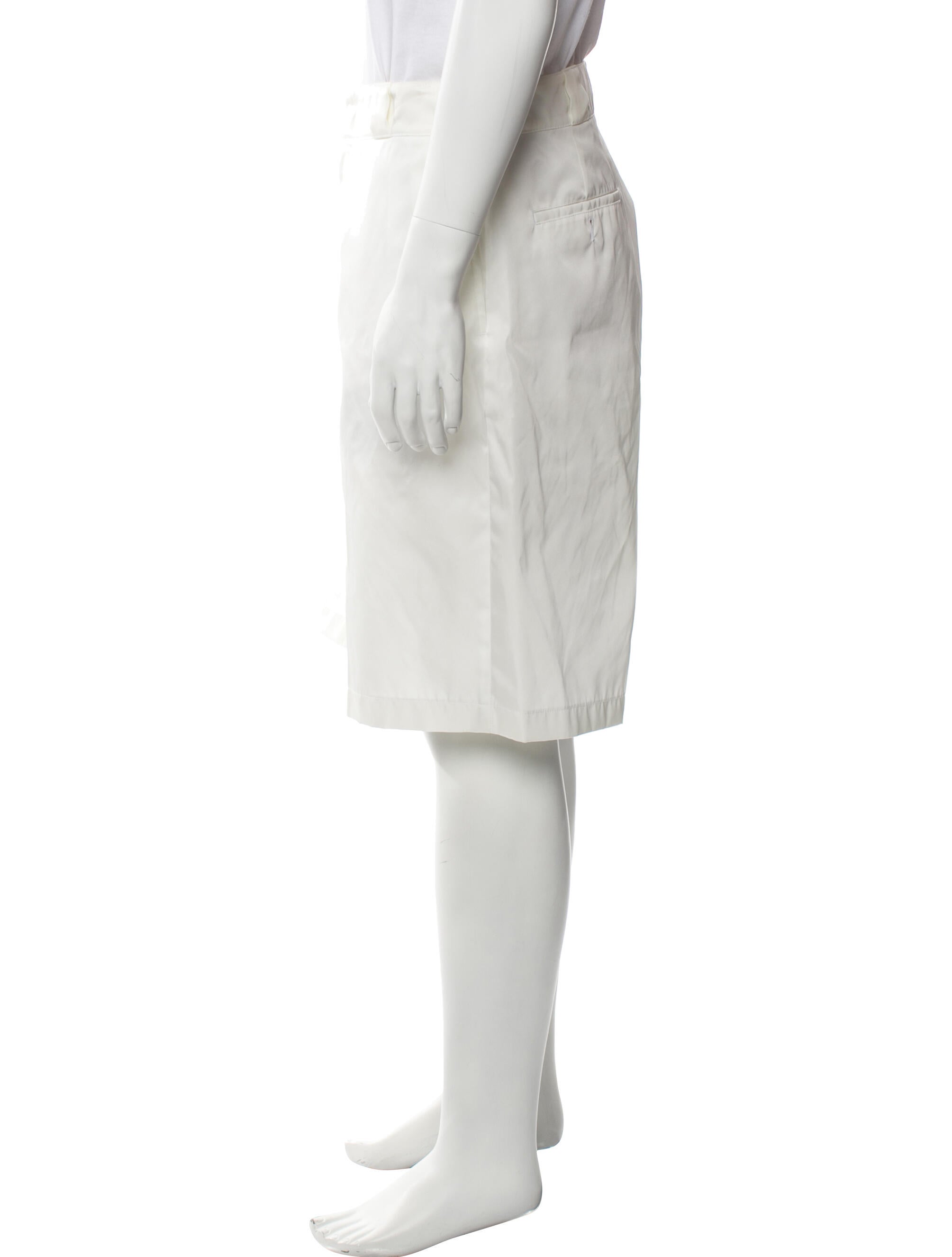 Prada 2022 Flat Front Shorts