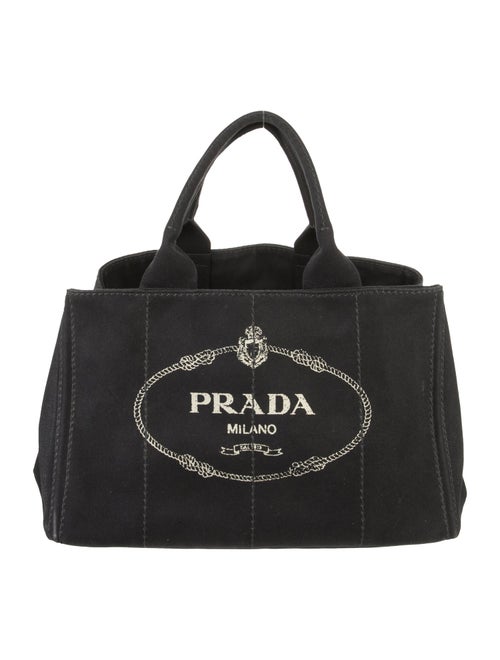 Prada Canvas Canapa Logo