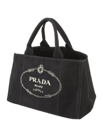 Prada Canvas Canapa Logo