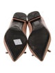 Prada Leather Bow Accents Ballet Flats