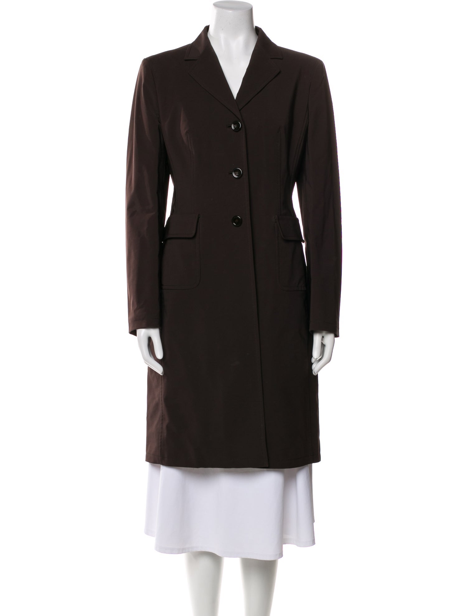 Prada Vintage Late 1990's - Early 2000's Peacoat