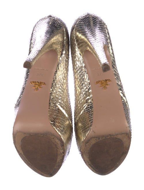 Prada Snakeskin Pumps