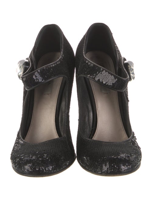 Prada Sequins Sequin Embellishments Pumps