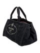 Prada Canvas Grommet Canapa Large