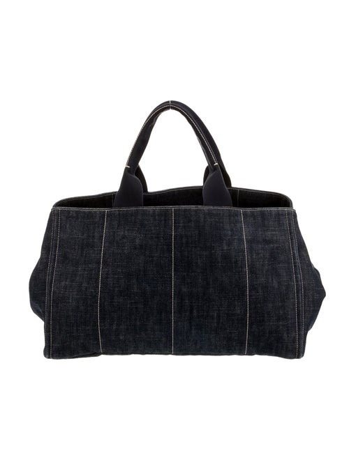 Prada Canvas Grommet Canapa Large