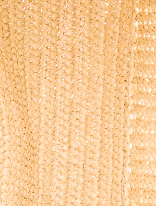 Prada Enameled Metal Triangle Tote