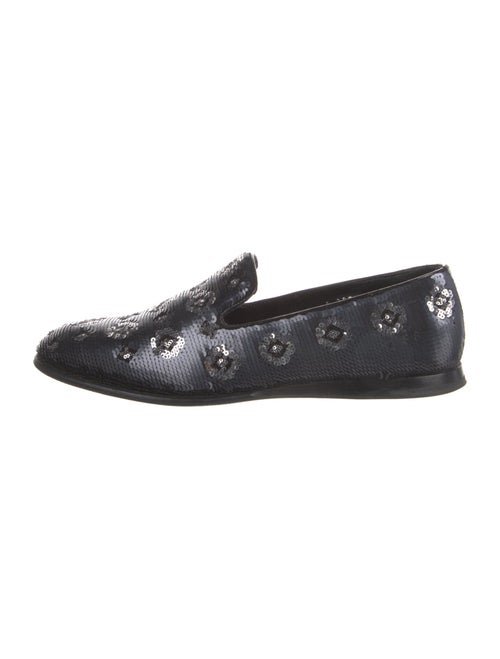 Prada Sequins Patterned Loafers