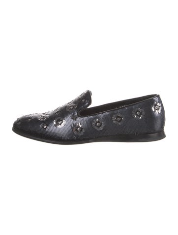 Prada Loafers Sequins Patterned UK 6 | 7