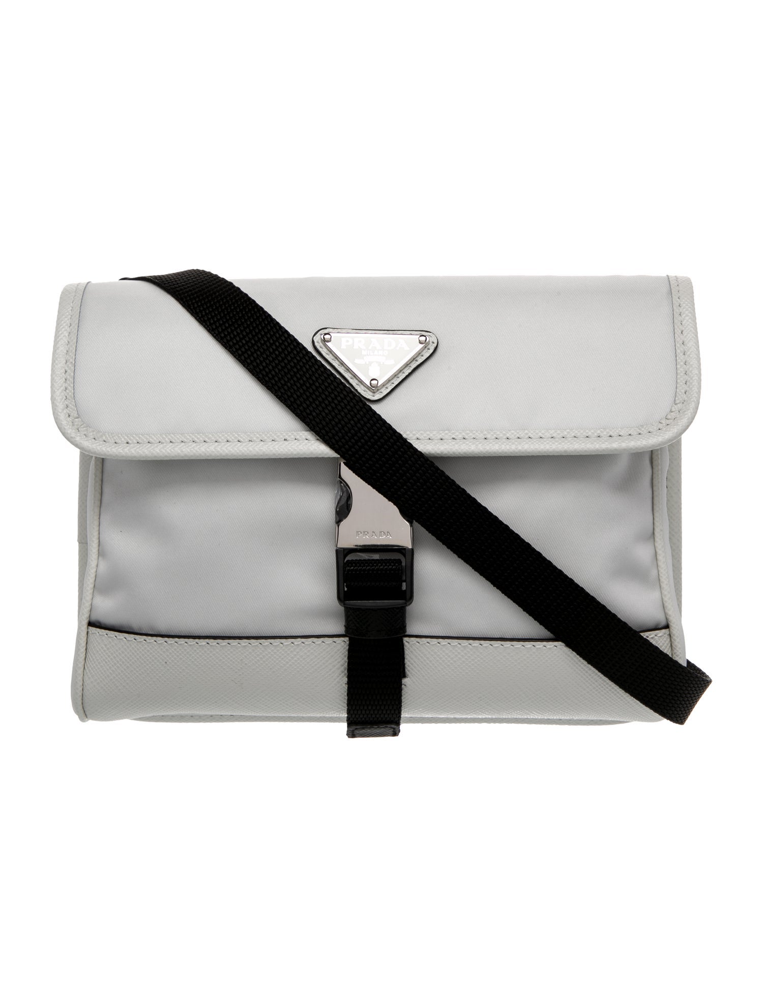 Prada Vela Nylon Re-nylon Saffiano Messenger