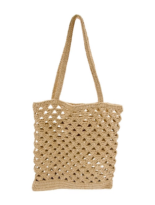 Prada Raffia Grass Bucket Bag