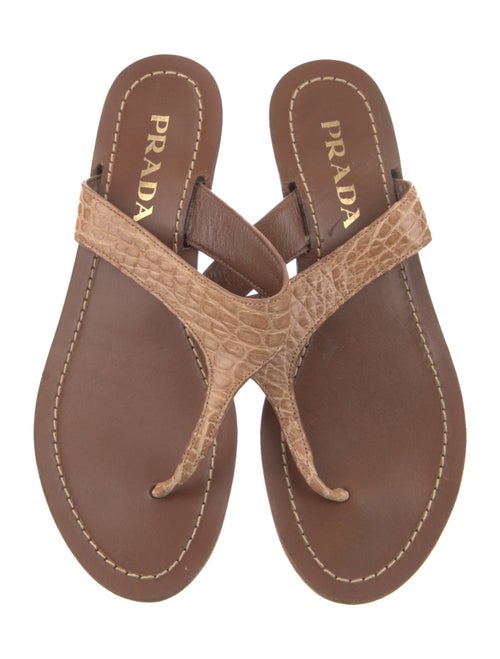 Prada Leather Slides