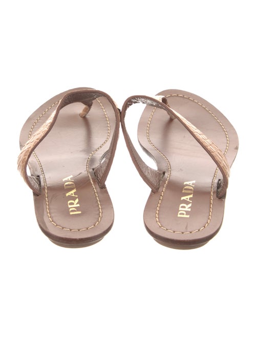 Prada Leather Slides