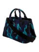 Prada Canvas Top Handle Bag