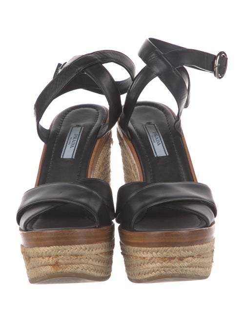 Prada Leather Espadrilles