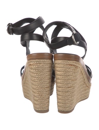 Prada Leather Espadrilles