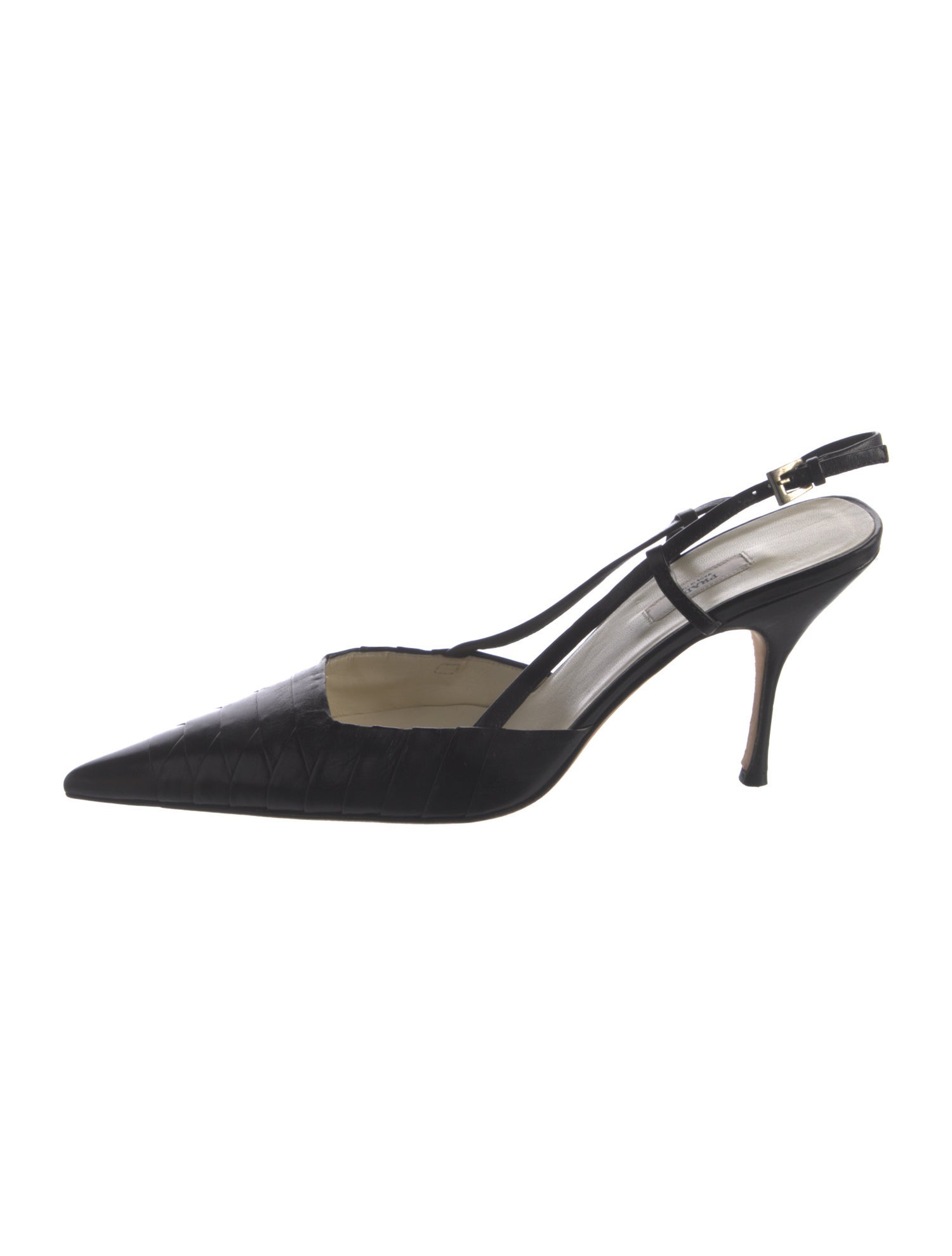 Prada Leather Slingback Pumps