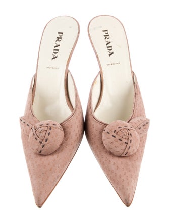 Prada Suede Mules