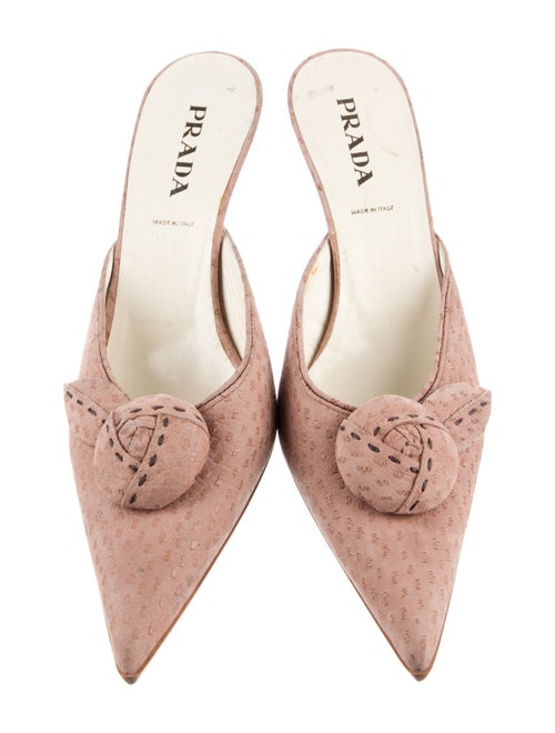 Prada Suede Mules