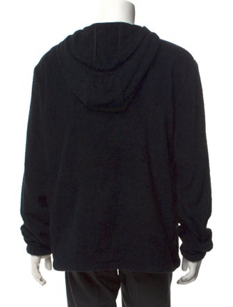 Prada 2022 Enameled Metal Triangle Hoodie