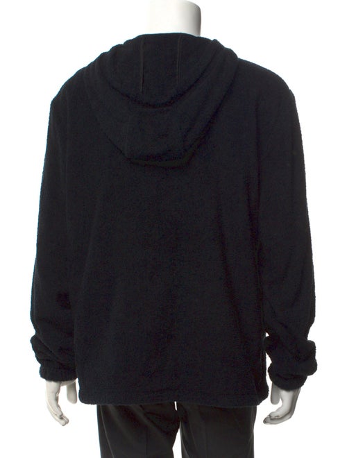 Prada 2022 Enameled Metal Triangle Hoodie