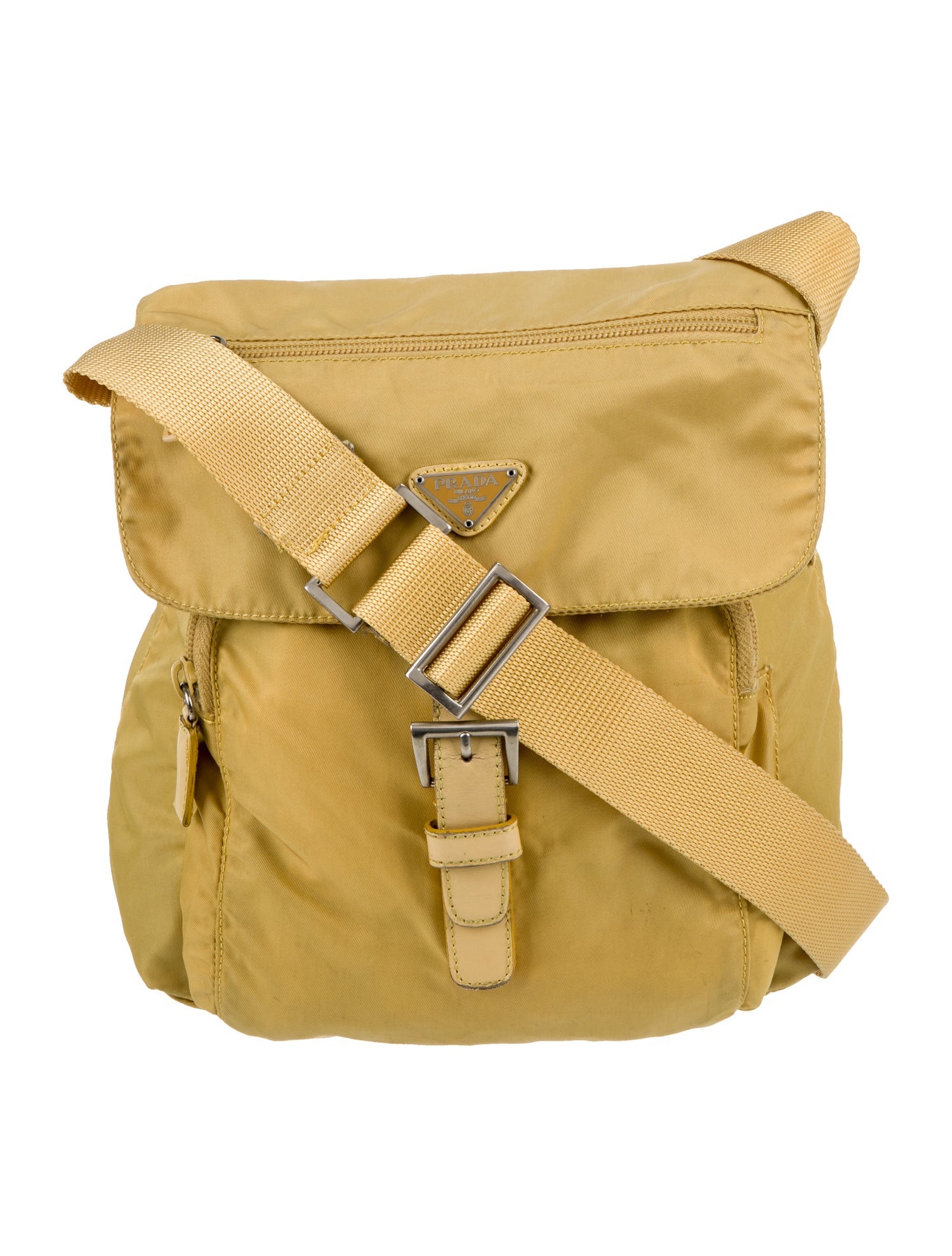 Prada Vela Nylon Messenger Bag Vintage