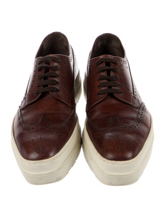 Prada Leather Brogues